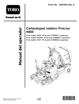 Toro ProLine H800 Rotary Mower Manual de usuario