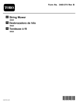 Toro String Mower Manual de usuario