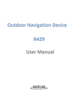 Magellan Cyclo 505 series Manual de usuario