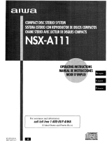 Aiwa NSX-A111 Manual de usuario