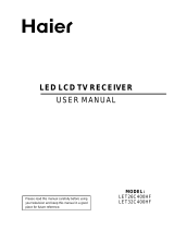 Haier LET26C400HF Manual de usuario