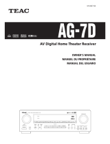 TEAC AG-7D El manual del propietario