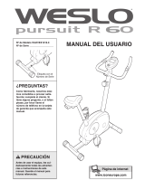 Weslo Persuit R60 Manual de usuario