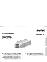 Sanyo VCC-P6784 Manual de usuario