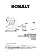 Kobalt 5 IN. BRUSHLESS RANDOM ORBIT SANDER Operating Instructions, Maintenance Instructions