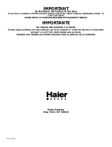 Haier MWG7036RW El manual del propietario
