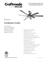 Craftmade KAT72PT9 Guía de instalación