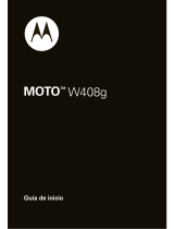 Motorola MOTO W408g Manual de usuario