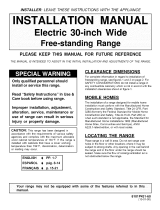 Maytag MER5750BAQ - Electric Range Guía de instalación