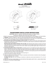 Zenith 125C-A - Heath - Wired Door Chime Transformer Instructions Pour L'installation