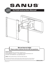 Sanus VLF320 Manual de usuario