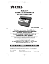 Vector MAXX SST VEC049D Manual de usuario