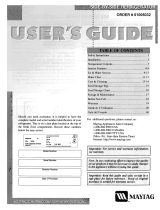 Maytag 61005032 Manual de usuario