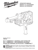 Milwaukee M12 HAMMERVAC 2306-20 Manual de usuario