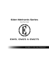Eden Metromix EM275l Guía de inicio rápido