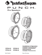 Rockford Fosgate Punch PPS4-8 El manual del propietario