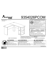 Ameriwood Home 9354026PCOM Manual de usuario