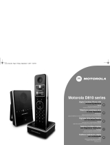 Motorola D810 series Manual de usuario