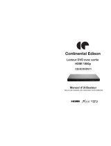 CONTINENTAL EDISON CEHCDVD511 Manual de usuario