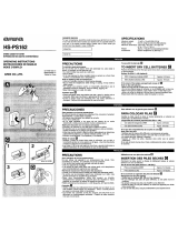 Aiwa HS-PS162 Instrucciones de operación