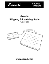 Escali Granda 120S Manual de usuario