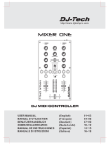 DJ-Tech Mixer one Manual de usuario