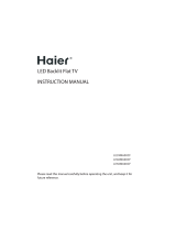 Haier LE39M600CF Manual de usuario