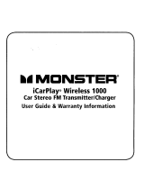Monster iCarPlay Wireless 1000 Guía del usuario