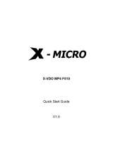 X-Micro XMP3T-F512 Guía de inicio rápido