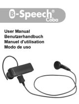 B-Speech Coba Manual de usuario