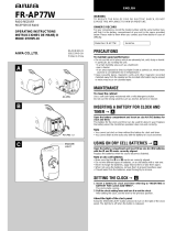 Aiwa FR-AP77 Instrucciones de operación