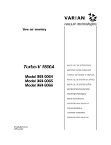 Varian Turbo-V 1800A Manual de usuario