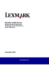 Lexmark MarkNet X2000 Series El manual del propietario