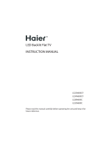 Haier LE22M600CF Manual de usuario