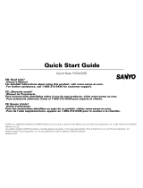 Sanyo FWSA205E Manual de usuario