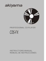 Akiyama CDS-FX Manual de usuario