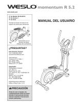 Weslo Momentum R 5.2 Elliptical Manual de usuario
