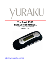 YURAKU YUMP3S350 Manual de usuario