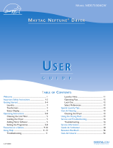 Maytag NEPTUNE WASHER Manual de usuario