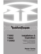 Rockford Fosgate Power Elite T8002 El manual del propietario