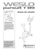 Weslo Pursuit T 89 Bike Manual de usuario