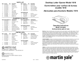 Martin Yale 1616 Instrucciones de operación