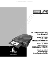 Iomega Zip 250MB Parallel Port Drive Quick Install Manual