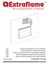 Extraflame Upper / lateral pellet loading drawer for Comfort P85 – P85 Plus El manual del propietario