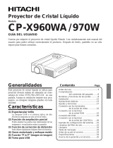 Hitachi CPX970 Guía del usuario