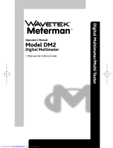 Wavetek Meterman DM2 Manual de usuario