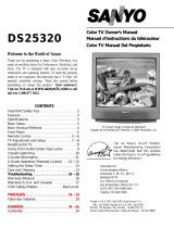 Sanyo DS25320 El manual del propietario