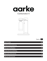 Aarke Carbonator II - Metal doré El manual del propietario