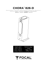 Focal Chora 826 D Dark wood Manual de usuario