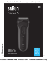 Braun Rasoir électrique SERIES 3 3000S Manual de usuario